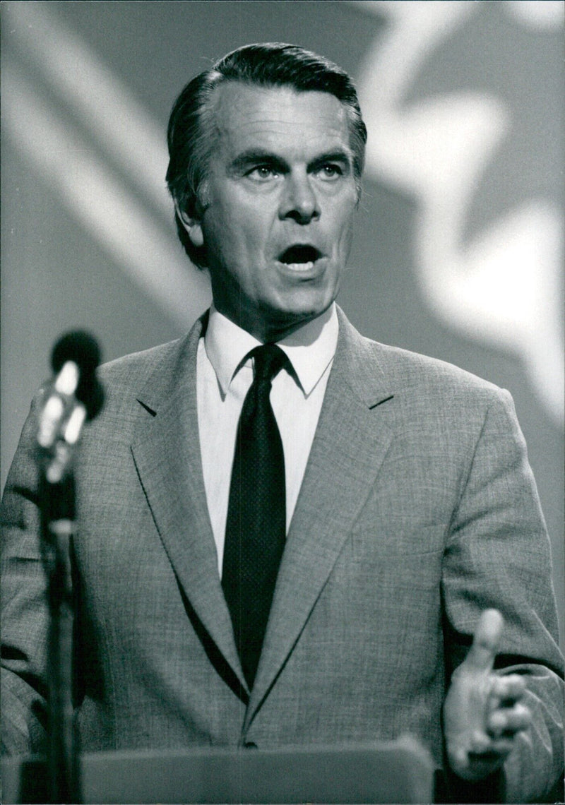 Dr. David Owen, Leader of the Social Democratic Party (SDP) - Vintage Photograph