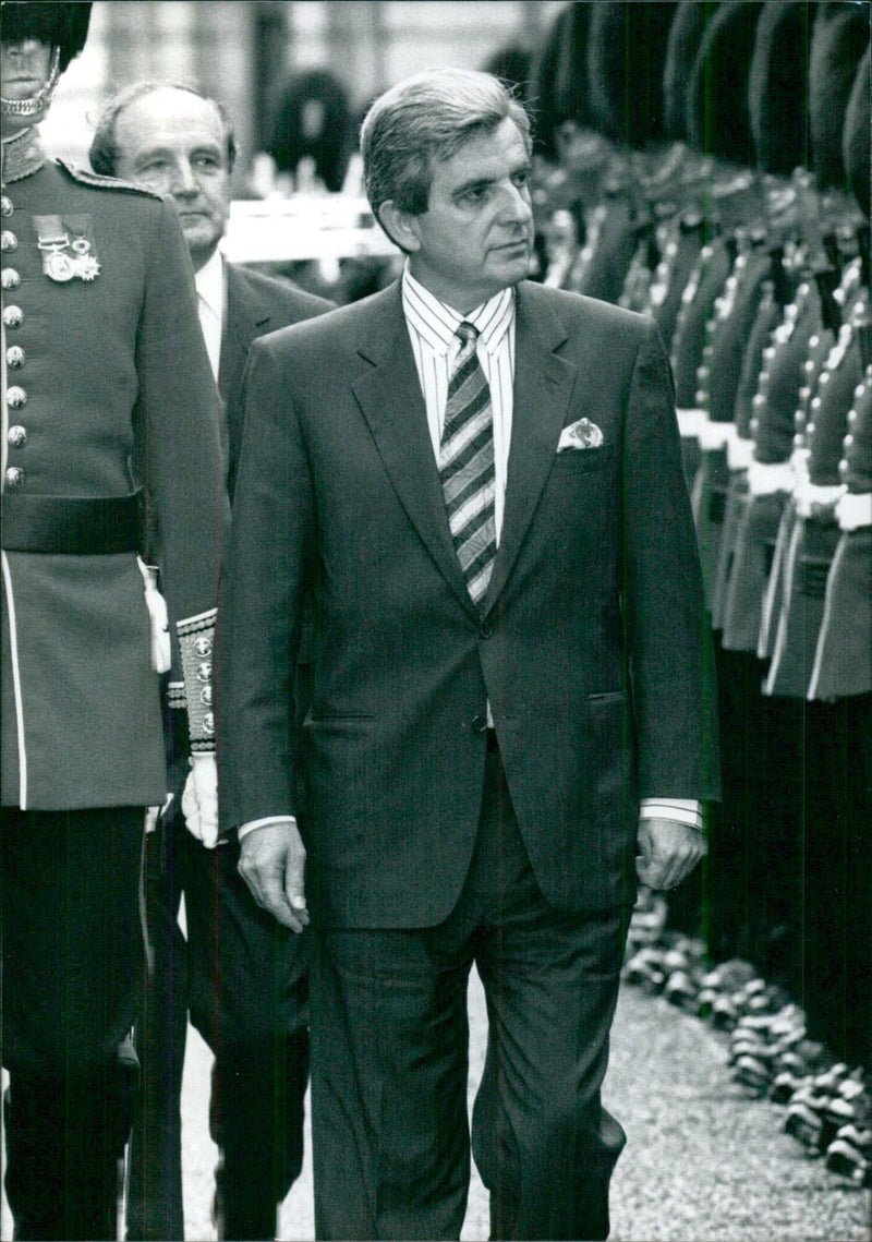 JEAN-PIERRE CHEVENEMENT, French Defence Minister - Vintage Photograph