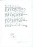 JEAN-PIERRE CHEVENEMENT OPS - Vintage Photograph