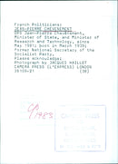 JEAN-PIERRE CHEVENEMENT - Vintage Photograph