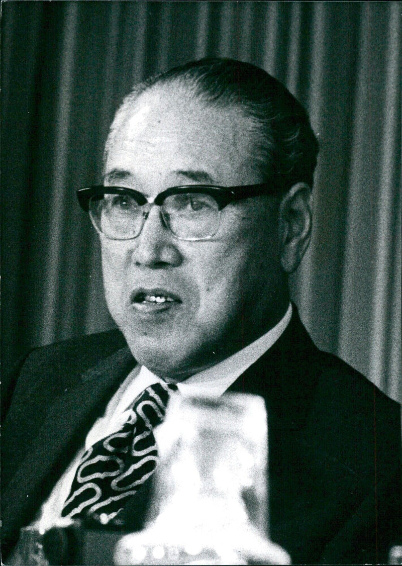 Japanese Businessmen: BUNPEI OTSUKI President of Mitsubishi Mining and Cement Company - Vintage Photograph