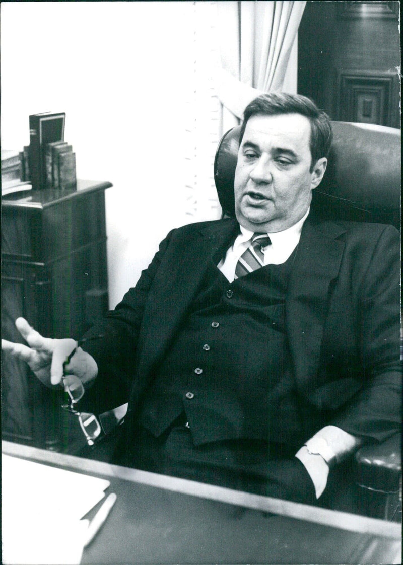 Bert Lance, Director of the Office of Management and Budget - Vintage Photograph