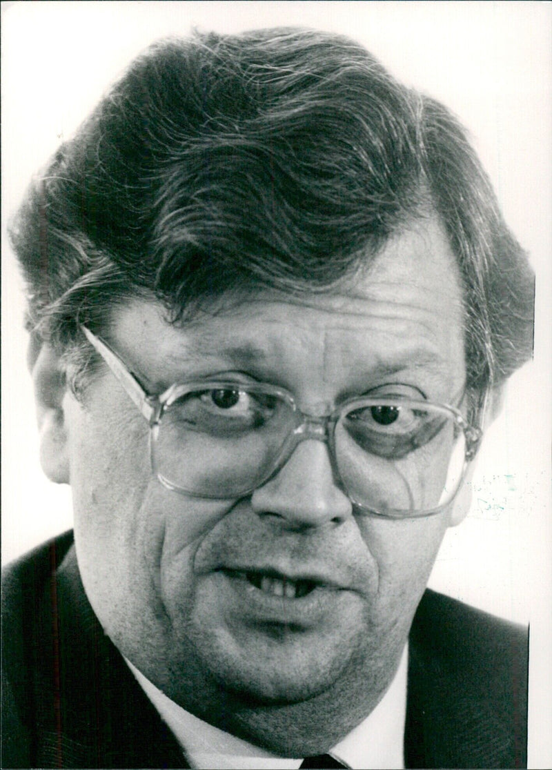 David Lange, Prime Minister of New Zealand - Vintage Photograph