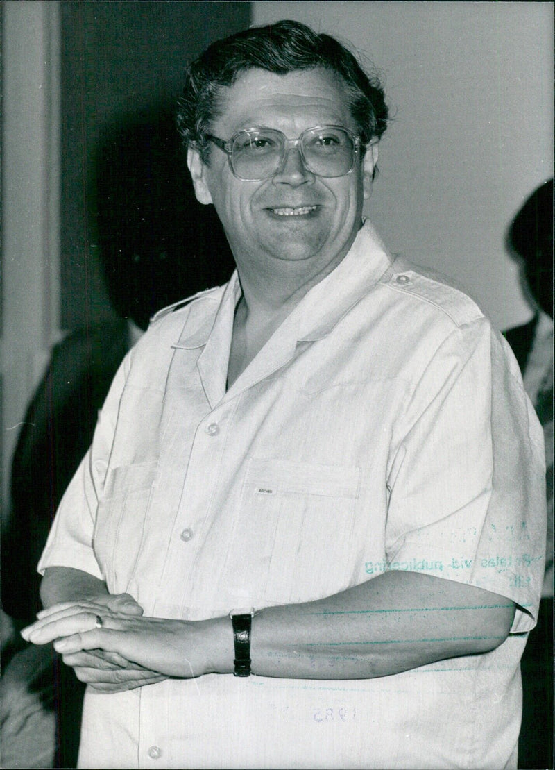 DAVID LANGE, Prime Minister of New Zealand - Vintage Photograph