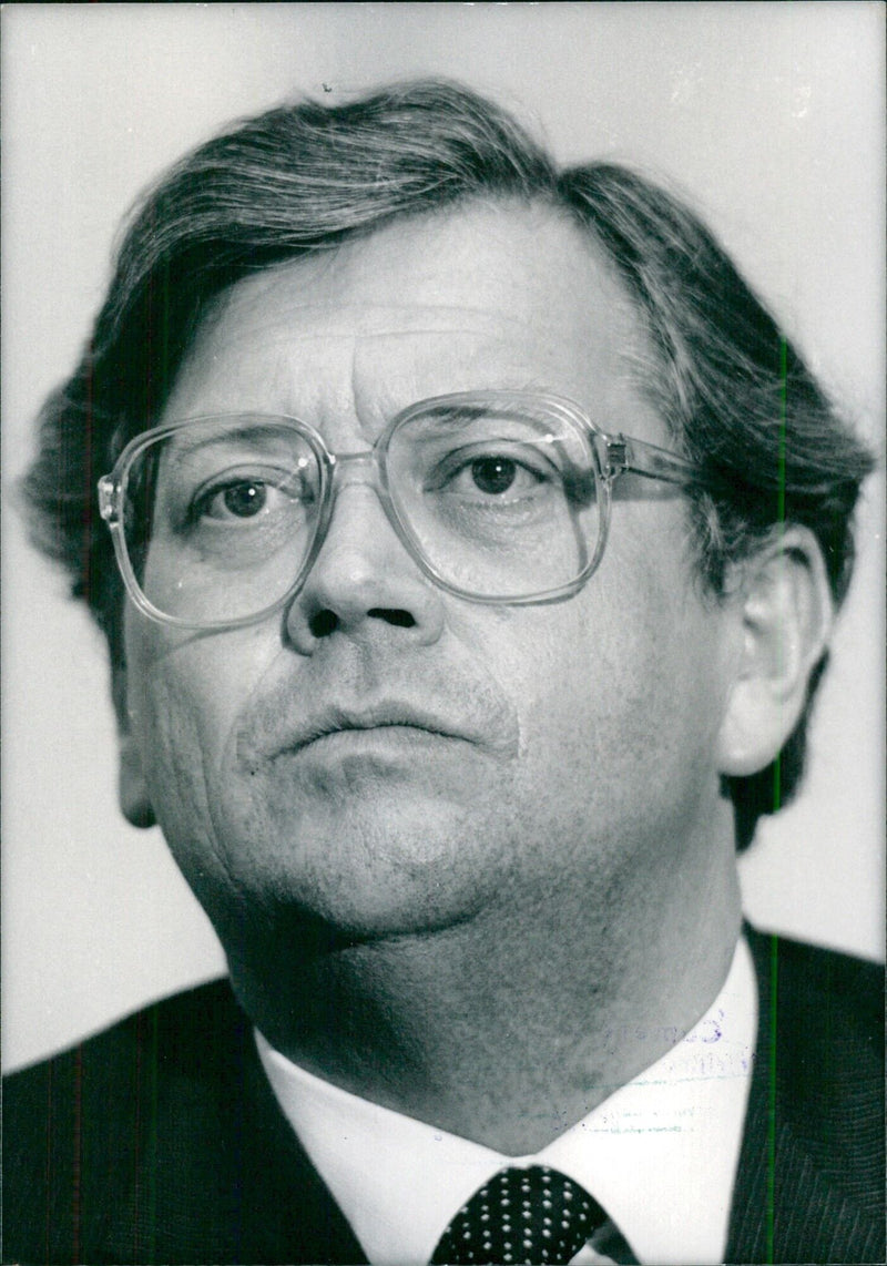 David Lange, Prime Minister of New Zealand - Vintage Photograph