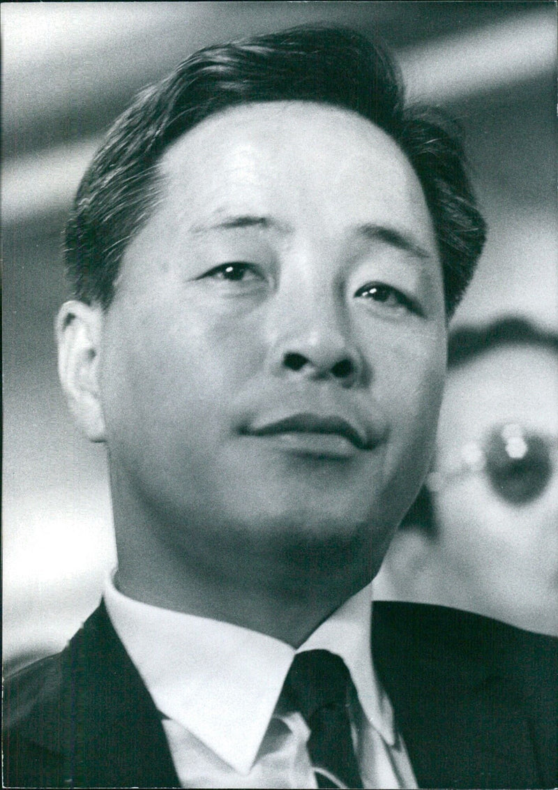 KIM YOUNG-SAM, Leader of the New Democratic Party in South Korea - Vintage Photograph