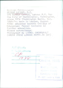 British Politician Arthur Latham, M.P. - Vintage Photograph