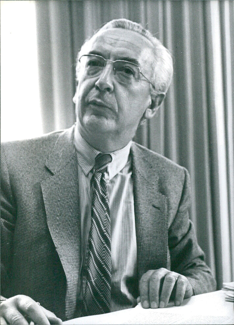 Jacques de Larosiere, Managing Director and Chairman of the Board, International Monetary Fund (IMF) - Vintage Photograph