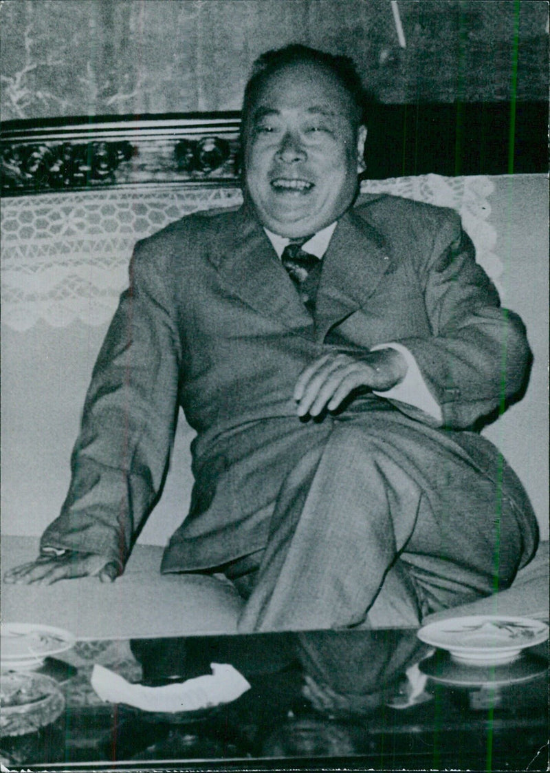 Chinese Politicians: CHEN YI Vice remier and Foreign Minister of the People's Republic of China. - Vintage Photograph