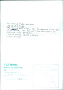 Taiwanese Minister of Defence Cheng Wei Yuan - Vintage Photograph