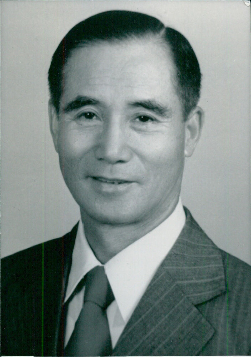 Taiwanese Minister of Defence Cheng Wei Yuan - Vintage Photograph