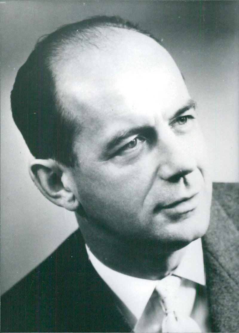 Professor Paul Kielholz, Director of the Psychiatric University Clinic in Basel - Vintage Photograph