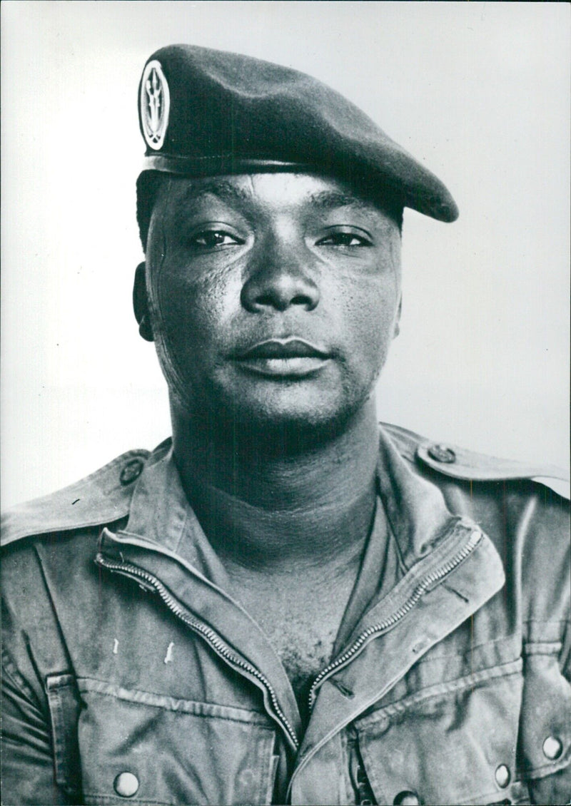 Comdr. ROASNGAR OPS Commander RUASNGAR, Minister of Territorial Administration and the Environment, Chad Republic - Vintage Photograph