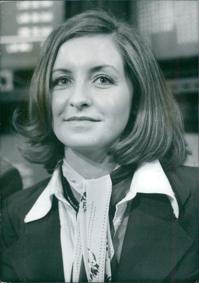 British Journalist Sue Lauley - Vintage Photograph