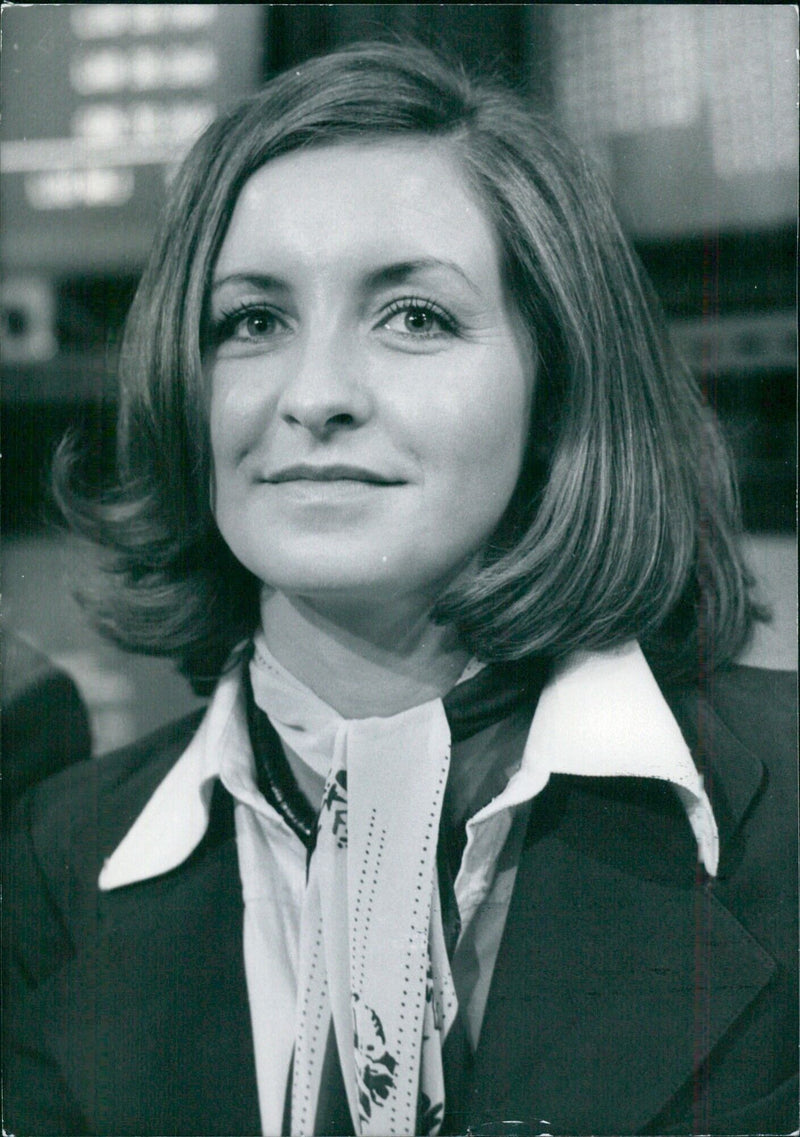 British Journalist Sue Lauley - Vintage Photograph