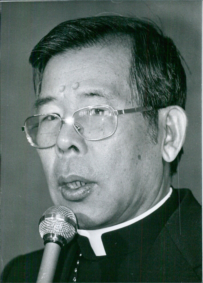 South Korean Churchmon: CARDINAL STEPHEN KIM SOU-HWAN - Vintage Photograph