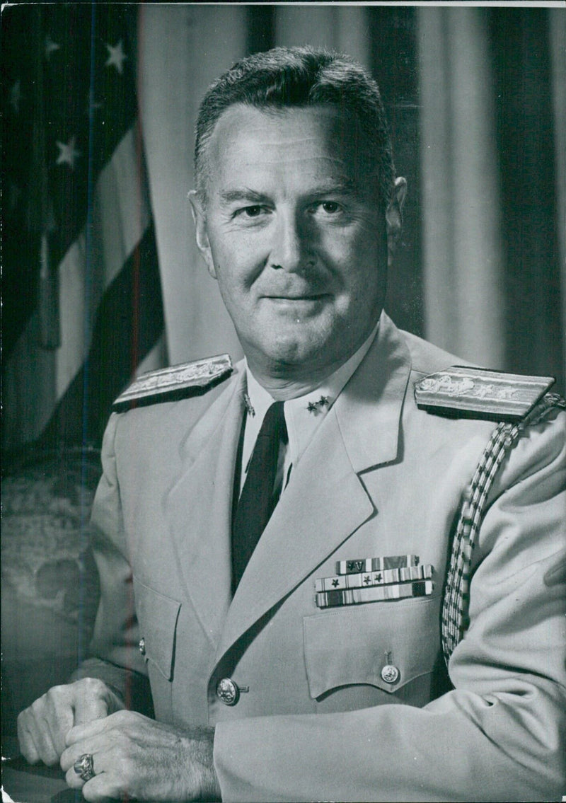 U.S.Navy Chiefs: VICE-ADMIRAL JOHN L.CHEW - Vintage Photograph