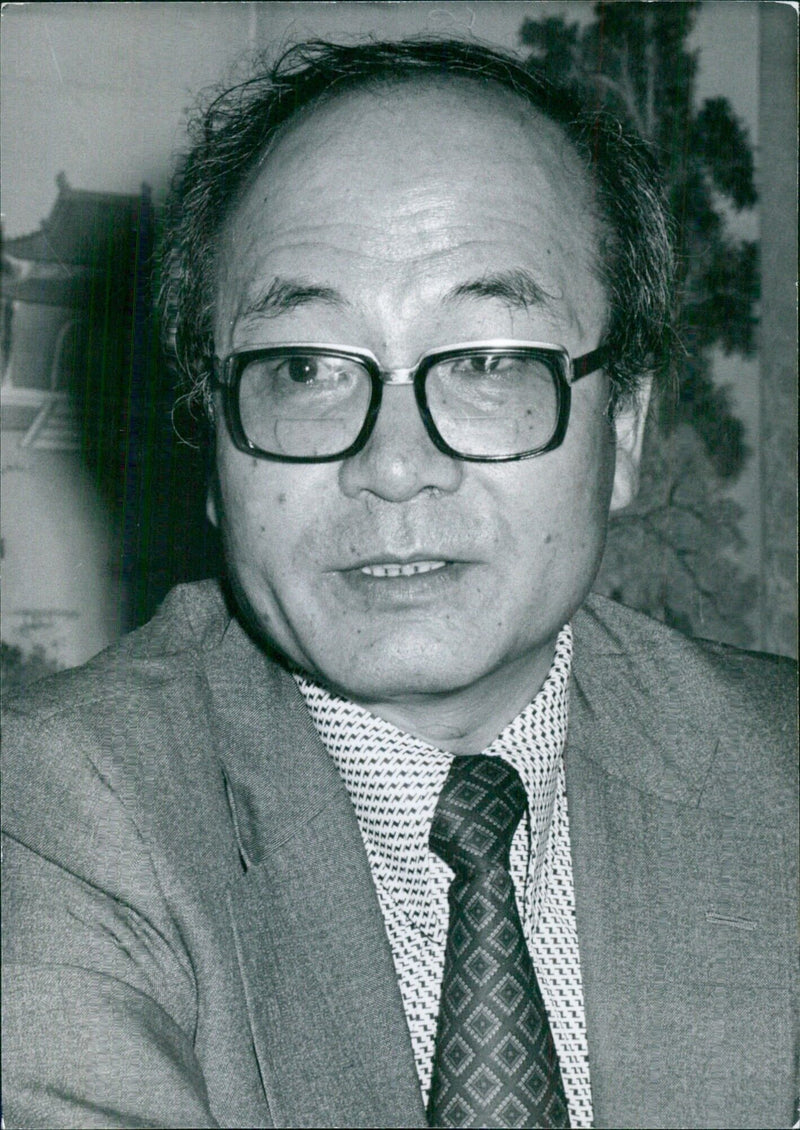 South Korean Churchmen: K Kho Đi Secretary-General of the (South) Korean National Council of Churches. - Vintage Photograph