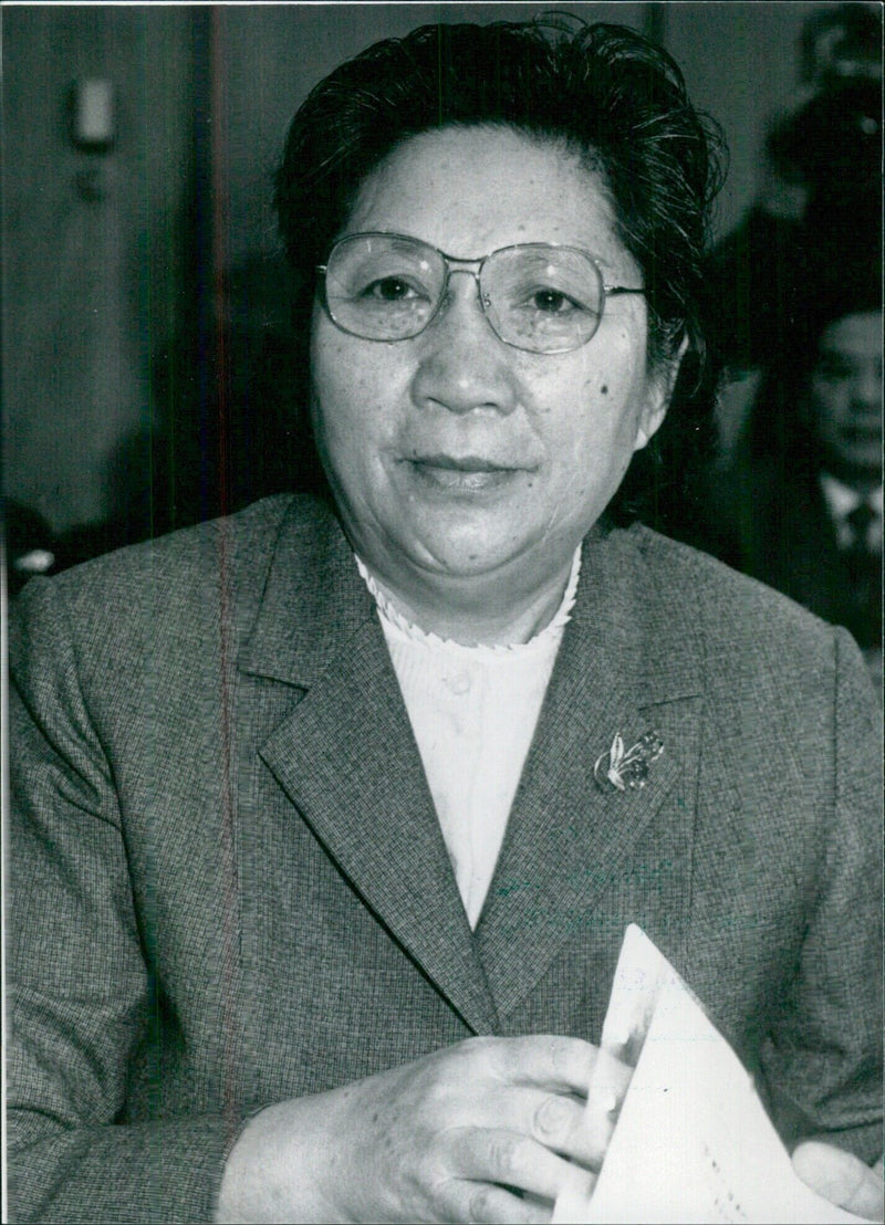 CHEN MUHUA, Minister for Trade for the People's Republic of China - Vintage Photograph