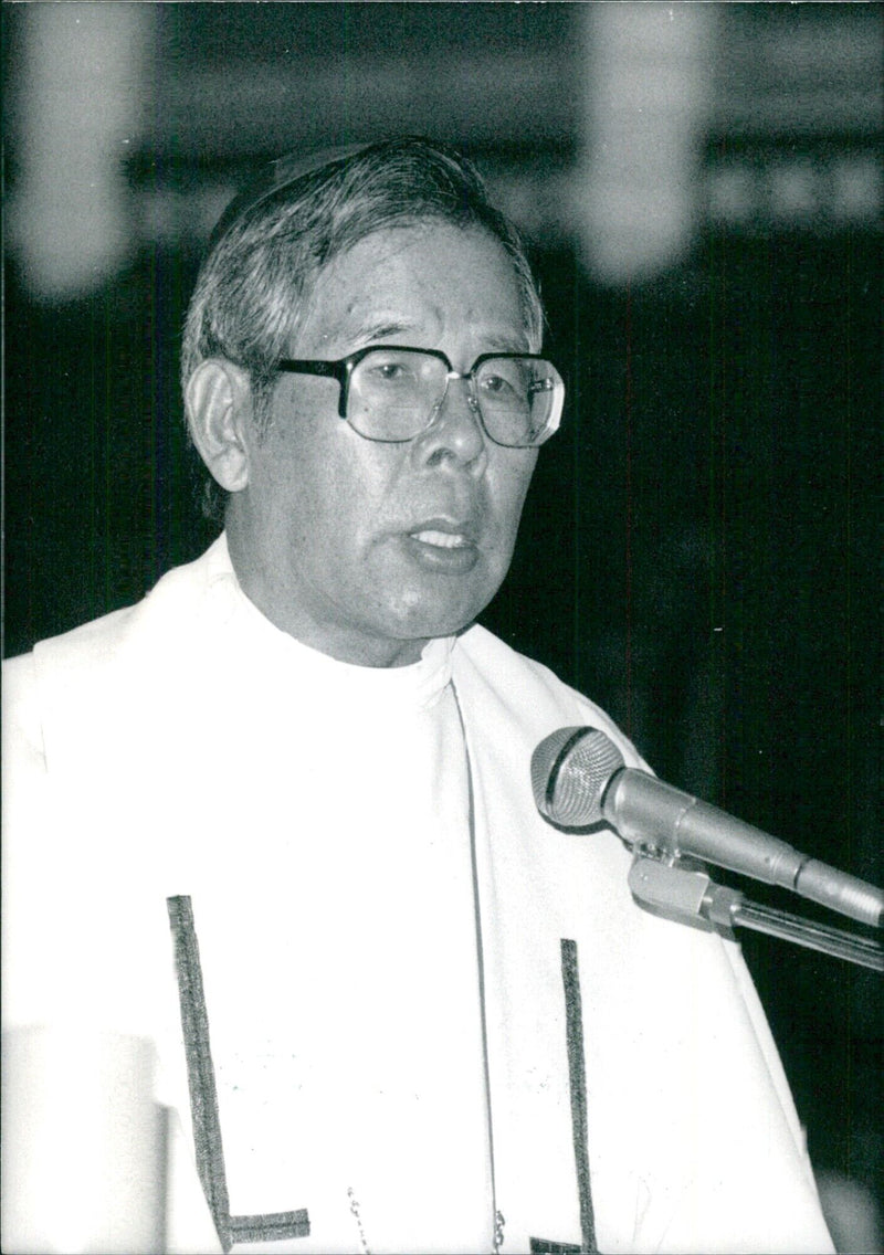 South Korean Church Ministers: CARDINAL STEPHEN KIM SOU-HWAN - Vintage Photograph