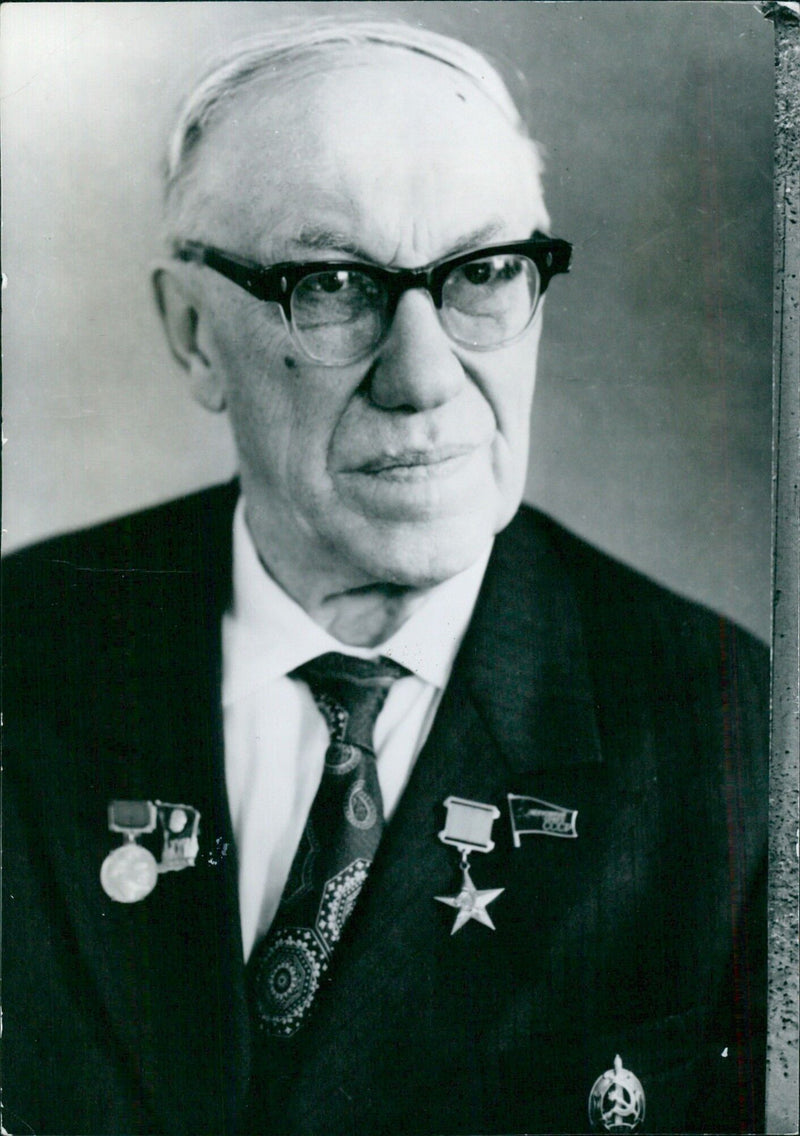 MIKHAIL LAVRENTYEV, Eminent Soviet mathematician and Vice-President of the Soviet Academy of Sciences - Vintage Photograph