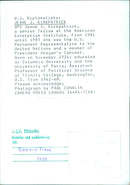 JEANE J. KIRKPATRICK OPS - Vintage Photograph