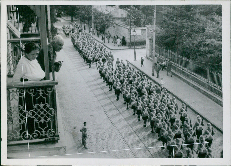 British troops & Constantinople autumn 1122 - Vintage Photograph