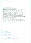 U.S. Diplomats: JEANE J. KIRKPATRICK OPS - Vintage Photograph