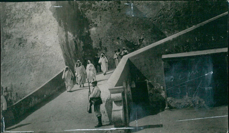 Italian Marines in Turkey after the occupation during the Italo-Turkish War - Vintage Photograph