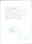 Yugoslav Politicians: SERGEJ KRAIGHER OPS - Vintage Photograph