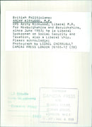 British Politician Archy Kirkwood, M.P. - Vintage Photograph