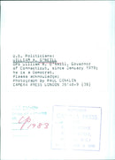 U.S. Politicians: WILLIAM A. O'NEILL - Vintage Photograph