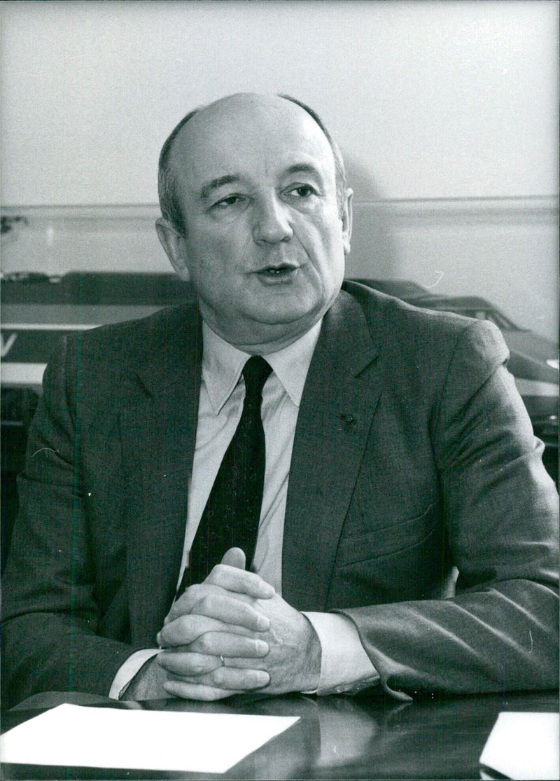 André Chadeau, President of SNCF - Vintage Photograph