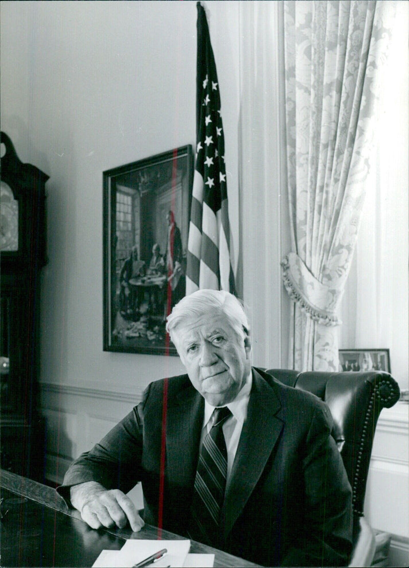 U.S. Politician Thomas "Tip" O'Neill - Vintage Photograph