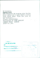 Eartha Kitt wearing bifocals - Vintage Photograph