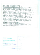 British Politicians: PHILLIP OPPENHEIM, M.P. - Vintage Photograph