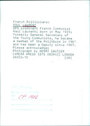 PAUL LAURENT OPS prominent French Communist Paul Laurent - Vintage Photograph