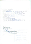 British Writer Paddy Kitchen - Vintage Photograph