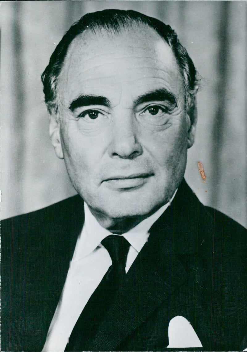 South African Businessman Harry F. Oppenheimer - Vintage Photograph