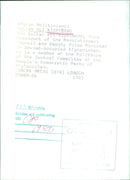 Afghan Politicians: SULTAN ALI KISHTMAND - Vintage Photograph