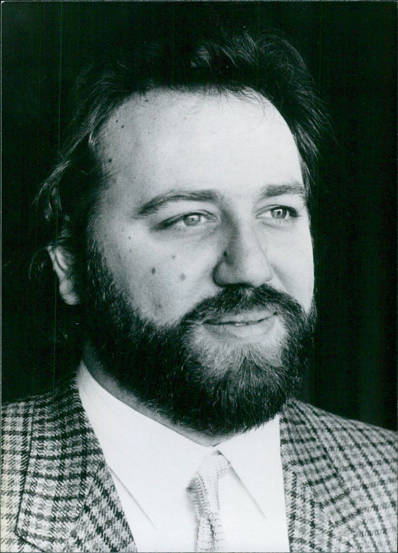 Riccardo Chailly, Italian conductor of West Berlin's Radio Symphony Orchestra (RSO) - Vintage Photograph