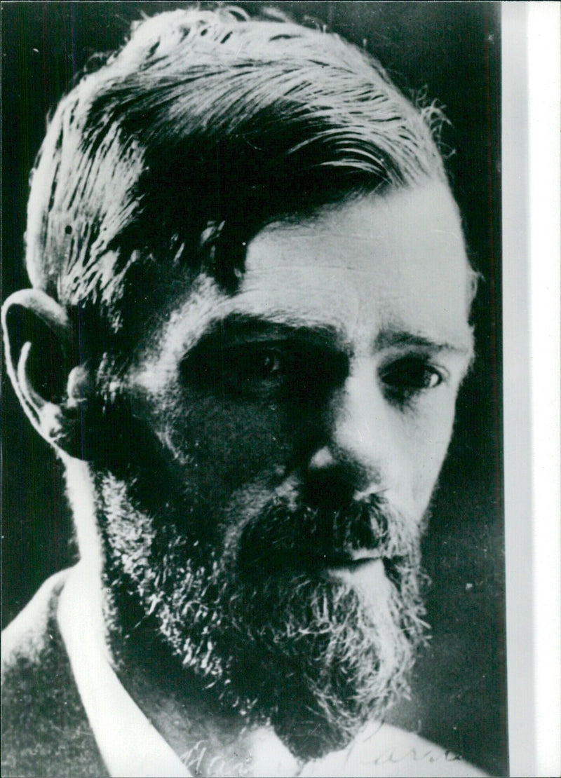 Historic Portraits: D.H. LAWRENCE - Vintage Photograph