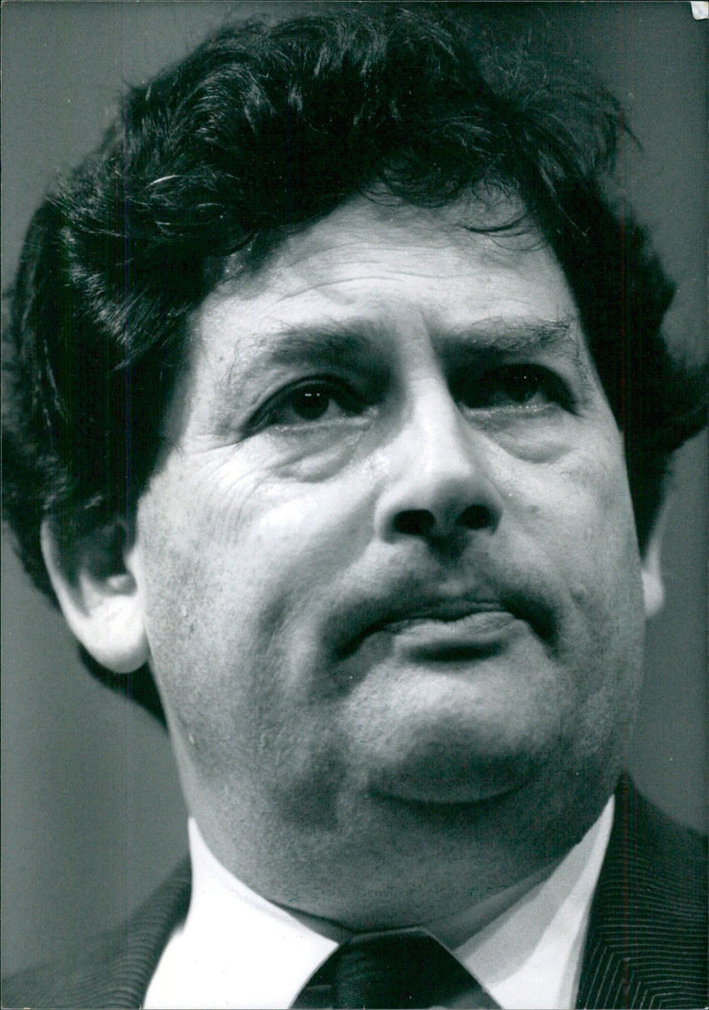 Nigel Lawson, Chancellor of the Exchequer since 1983 - Vintage Photograph