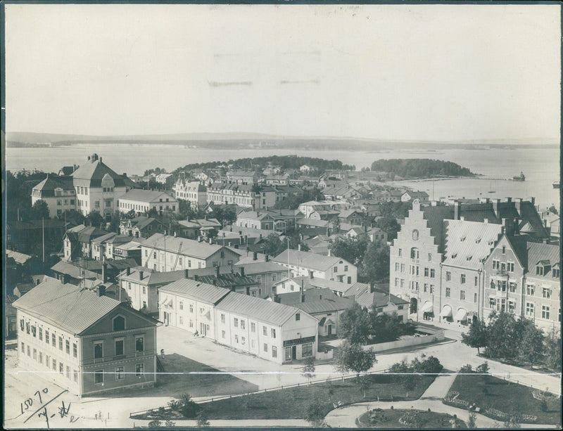 Lena Hall in Huskvarna, June 21, 1928 - Vintage Photograph