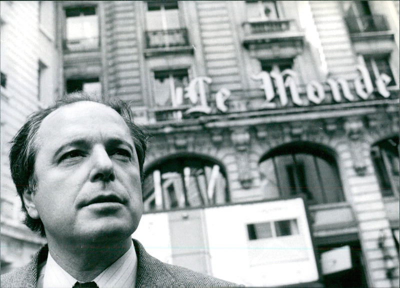 André Laurens, the new Director of "Le Monde" newspaper - Vintage Photograph