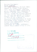 British Diplomat Peter Laurence - Vintage Photograph