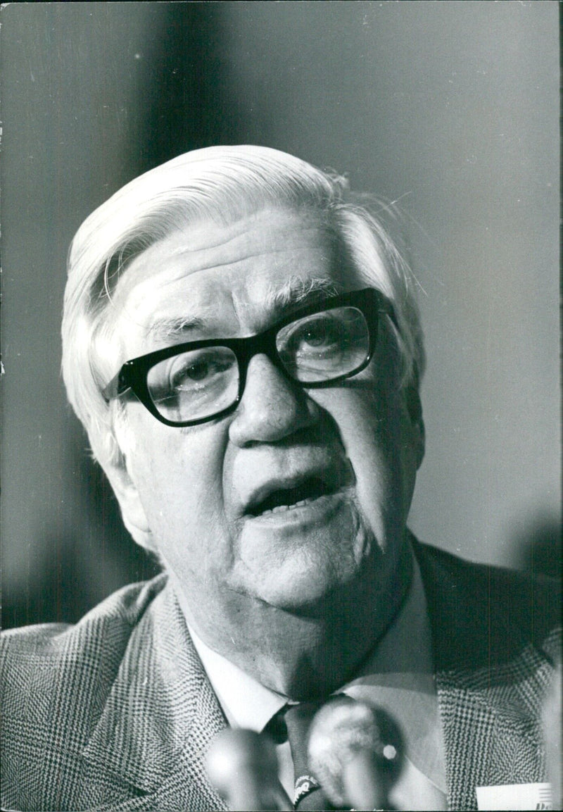 THOMAS O'NEILL - Long-serving Democrat Congressman for the State of Massachusetts and Majority Leader in the House of Representatives since 1973. - Vintage Photograph