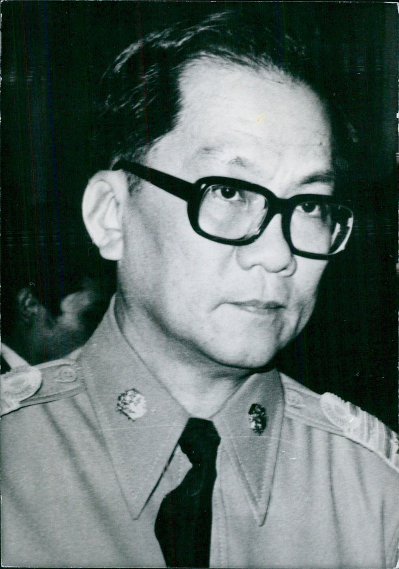 TANIN KRAIVIXIEN, Prime Minister of Thailand - Vintage Photograph