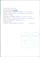 The Earl of Cavan - Vintage Photograph