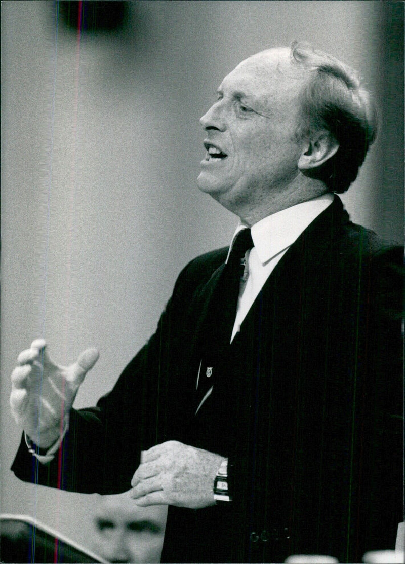 British Politician Neil Kinnock, M.P. - Vintage Photograph